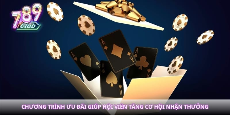 Chương trình ưu đãi giúp hội viên tăng cơ hội nhận thưởng khi chơi game
